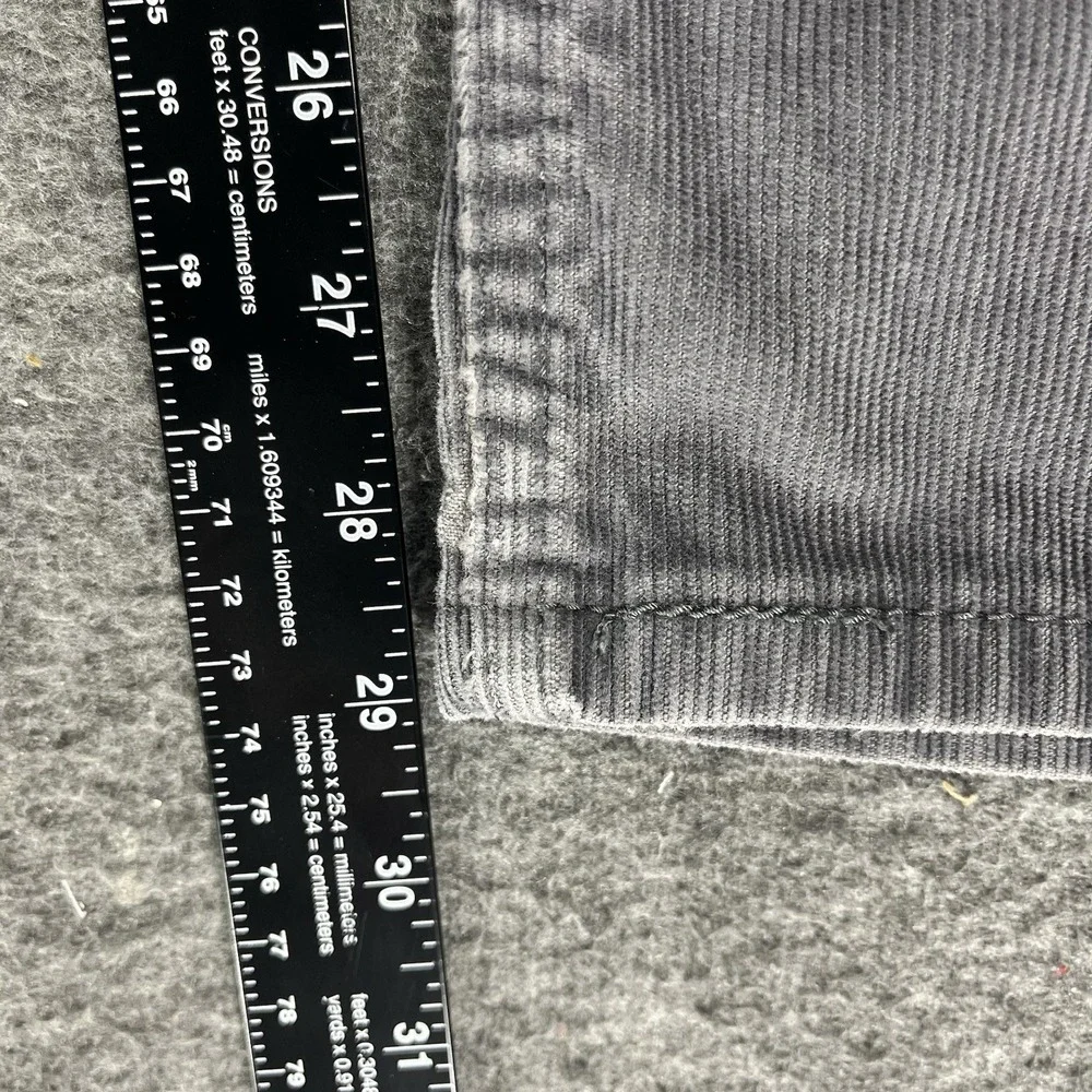 Levi's 514 Corduroy pants Men's 34x29 Gray‎ Straight Fit